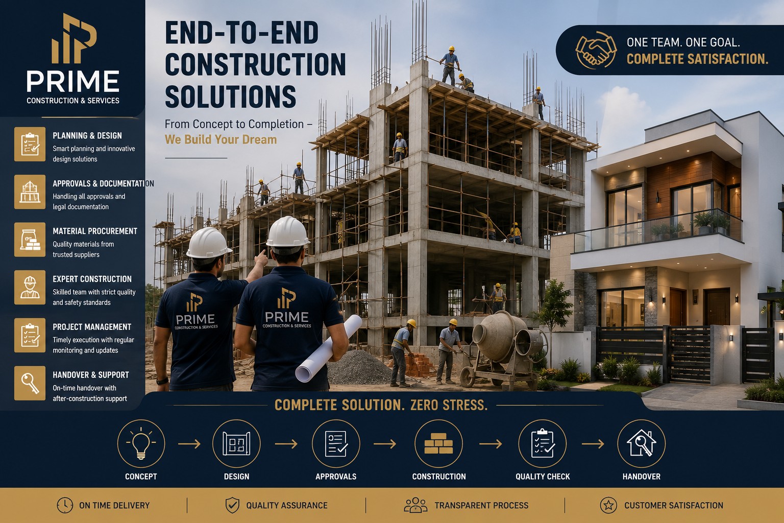 End-to-End Construction